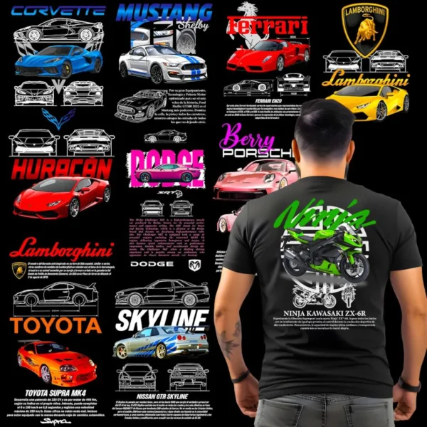 1000+ Car Design Bundle for POD Store Tshirt Business 02