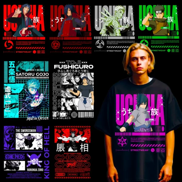 250+ Premium Anime Tshirt Bundle - Image 2