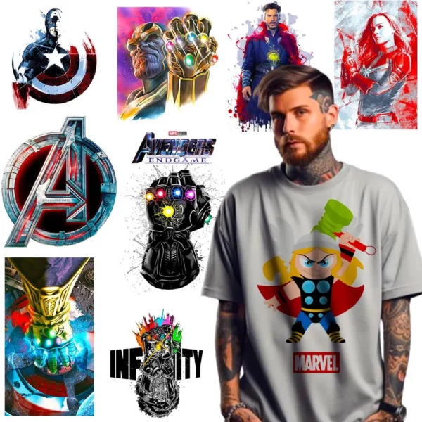 500+ Avenger & Marvel T-Shirt Design - Image 2