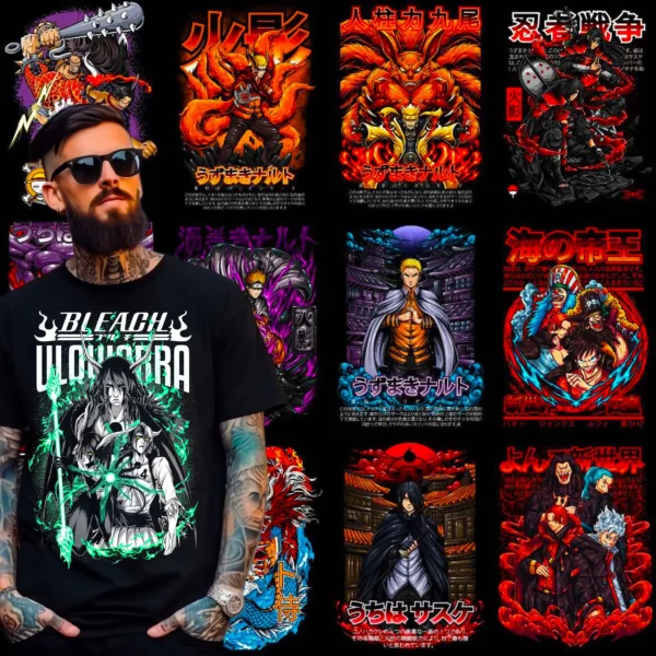 10,000+ Anime T Shirt Design Bundle - Image 9