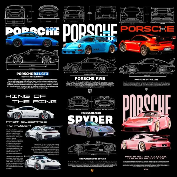 150+ PNG Car Design Bundle for POD Business 02
