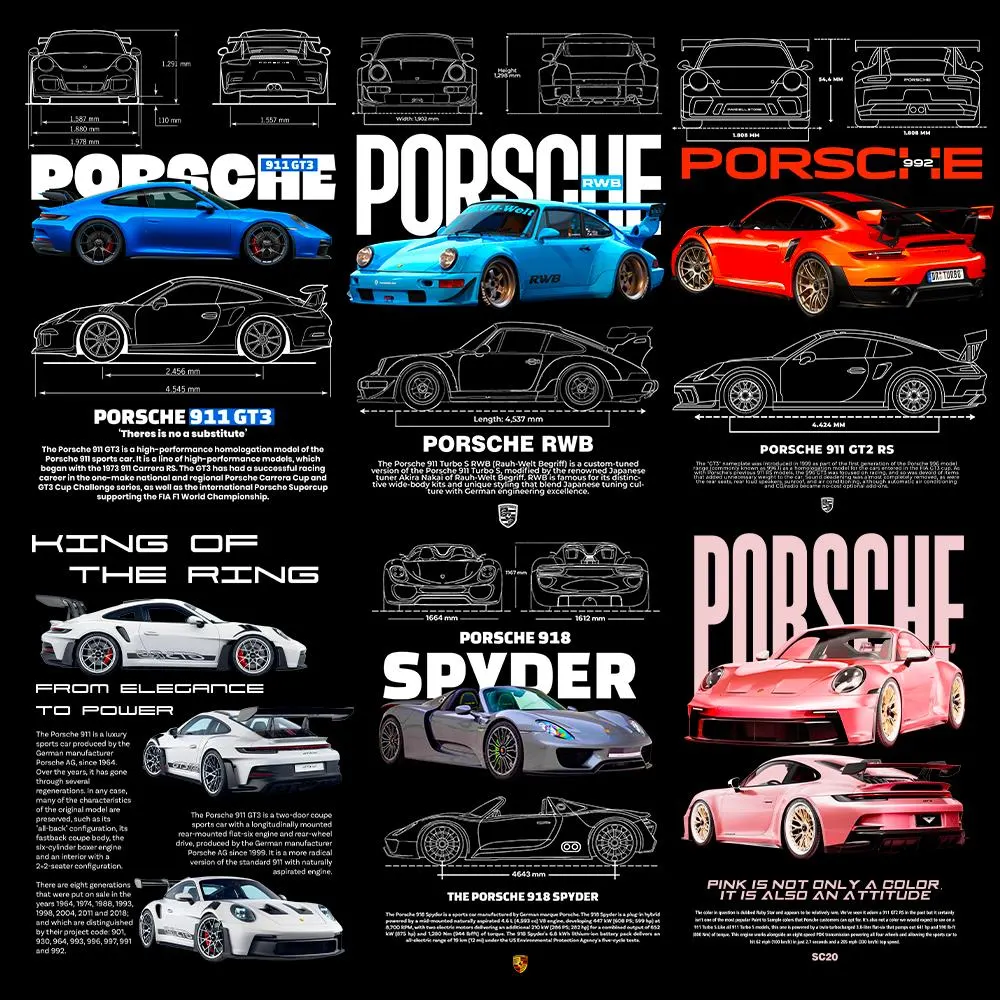 150+ PNG Car Design Bundle for POD Business 02