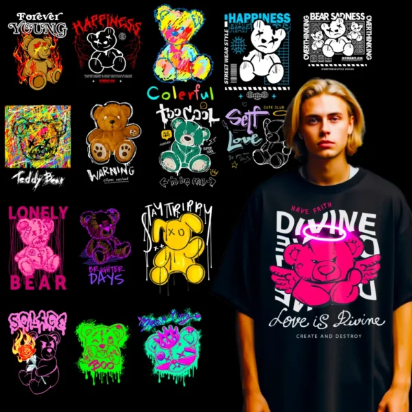 100+ Bear Streetwear Design Bundle - Image 6