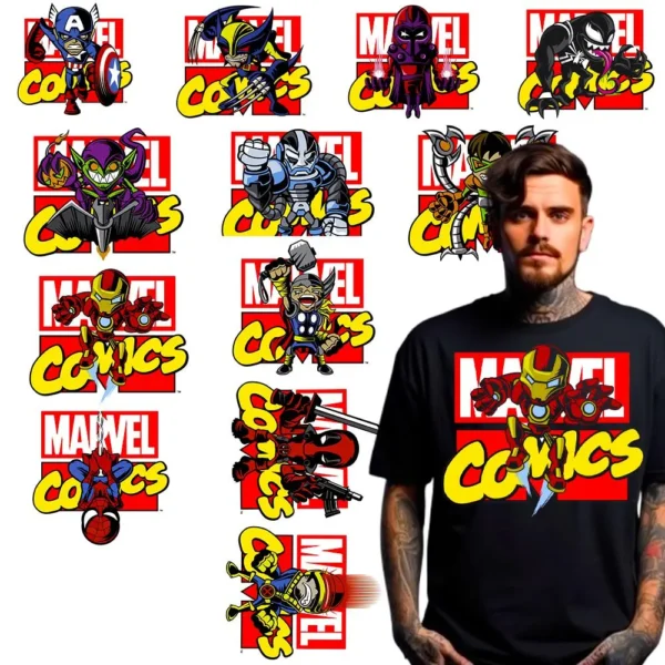 500+ Avenger & Marvel T-Shirt Design - Image 7
