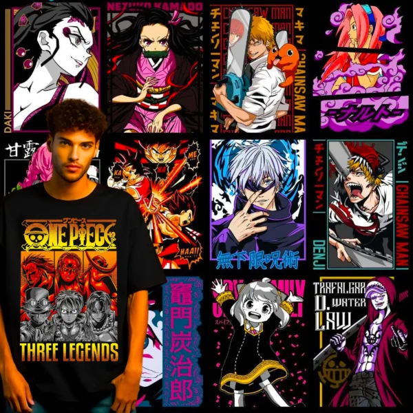 10,000+ Anime T Shirt Design Bundle - Image 8