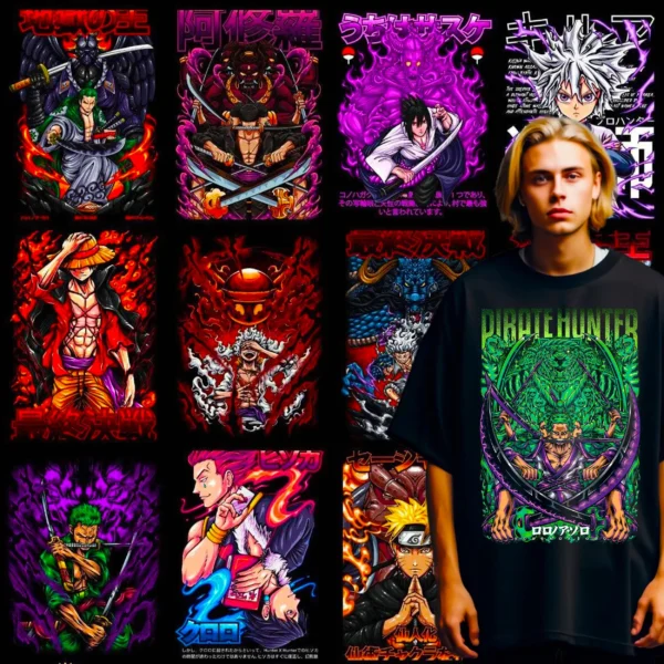 10,000+ Anime T Shirt Design Bundle - Image 7