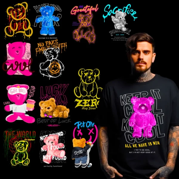 100+ Bear Streetwear Design Bundle - Image 4