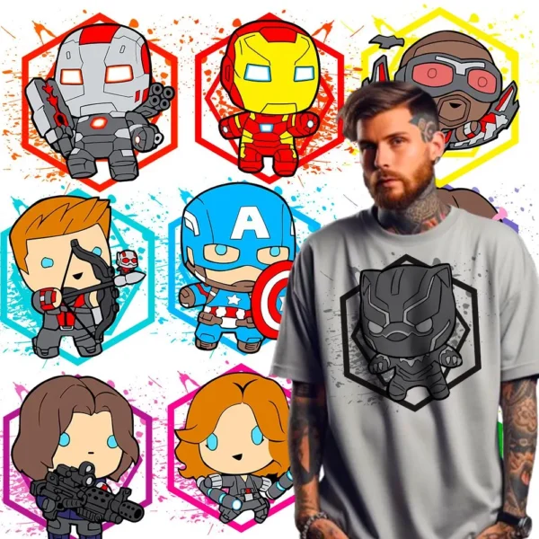 500+ Avenger & Marvel T-Shirt Design - Image 5