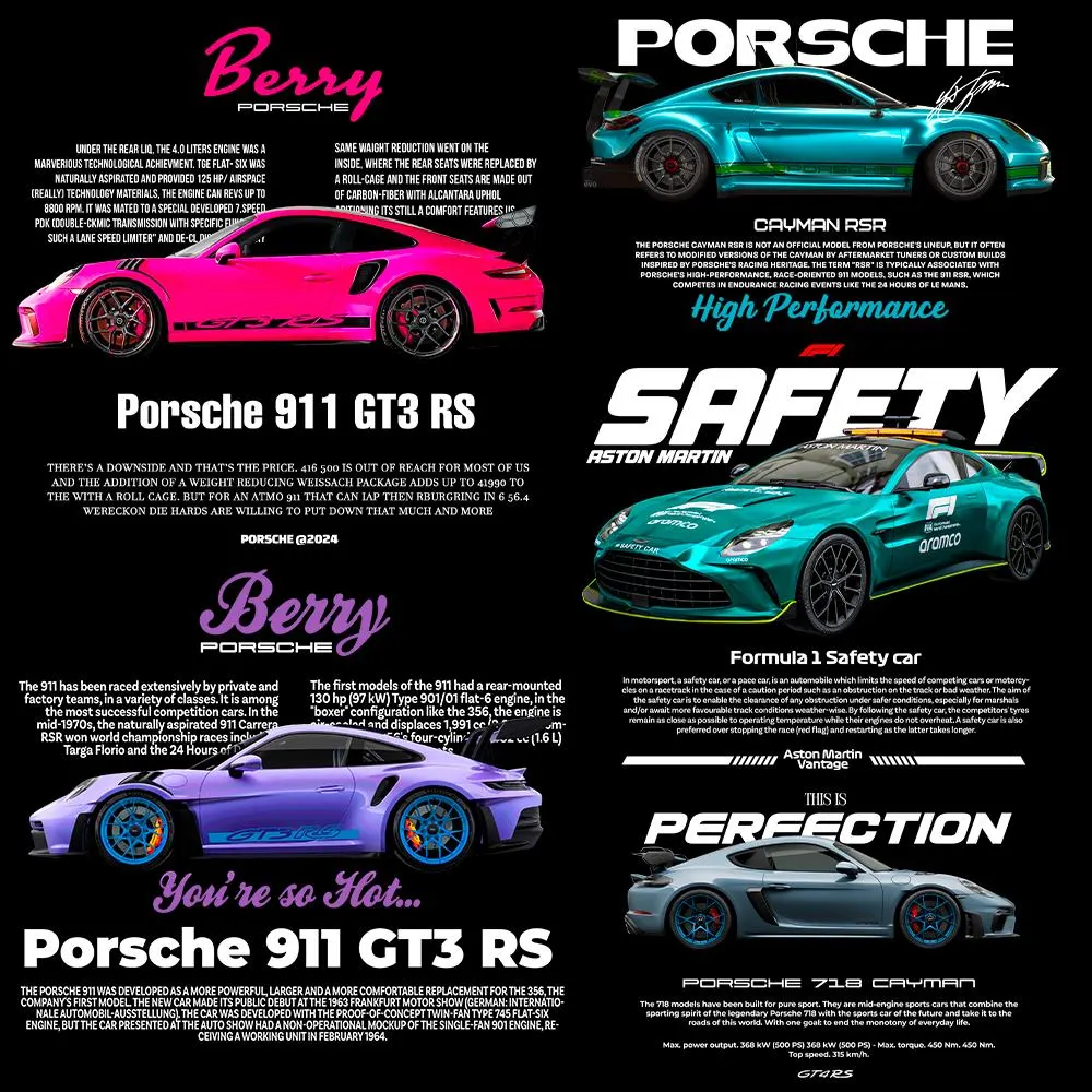 150+ PNG Car Design Bundle for POD Business 05