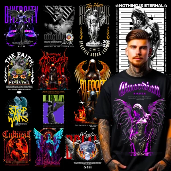 150+ Angel Streetwear Design - Image 3