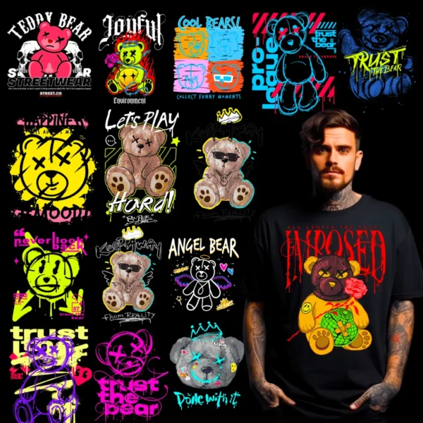 100+ Bear Streetwear Design Bundle - Image 3