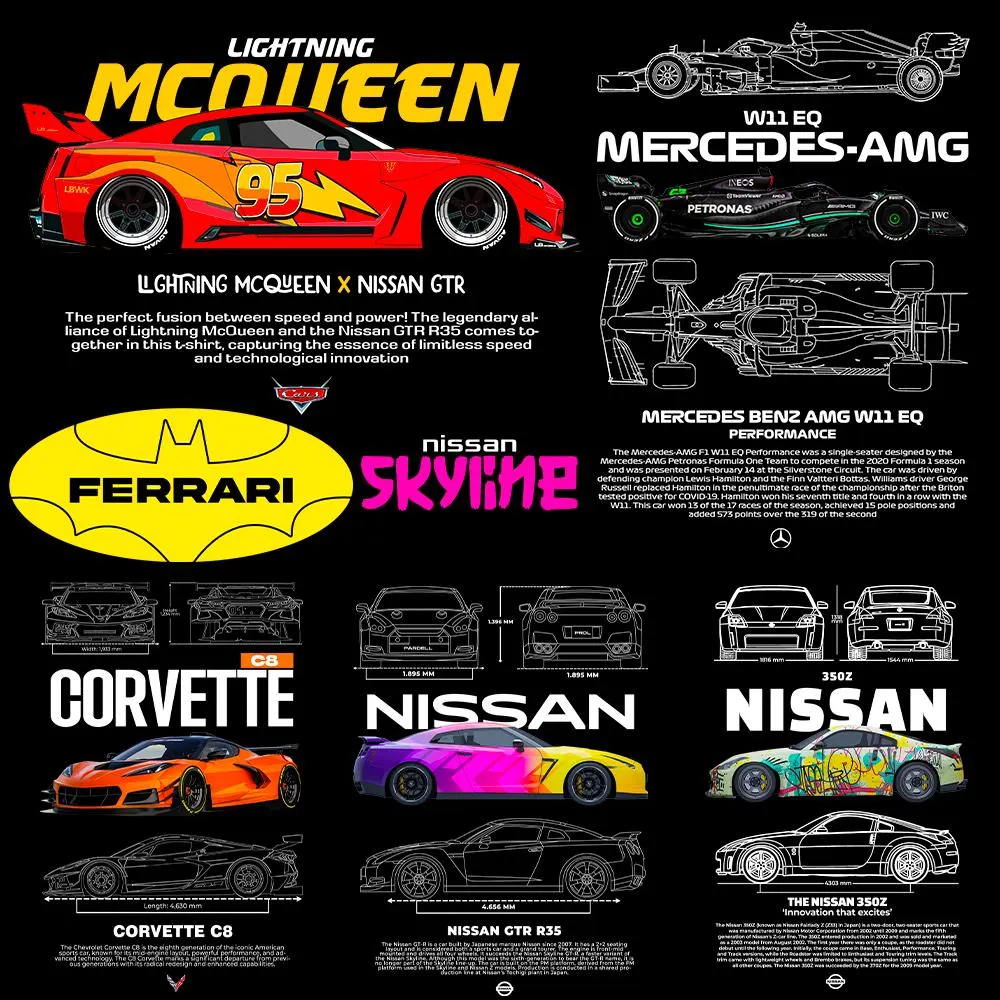 150+ PNG Car Design Bundle for POD Business 06