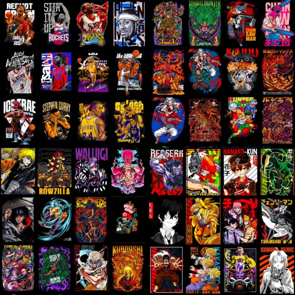 10,000+ Anime T Shirt Design Bundle - Image 3