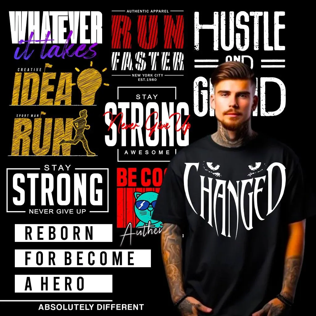 400+ Typography Design Bundle for POD Business Main