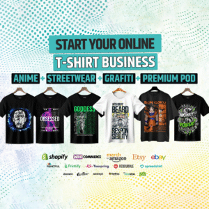 15000+ Streetwear, Anime, Graffiti & Premium Design Bundle for POD Business