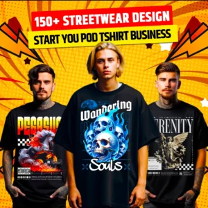 150+ Streetwear Design Bundle for POD Business Main