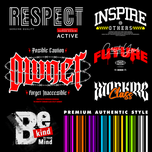 100+ Latest Typography Bundle V4 - Image 6